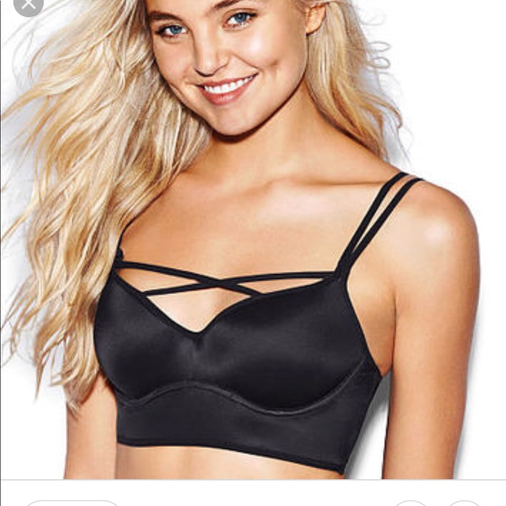 PINK! Victoria Secret Strappy Bralette size M